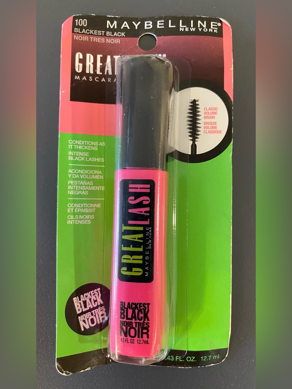 Maybelline Great Lash Mascara - blackest black (set of 2) - Picture 3 of 3